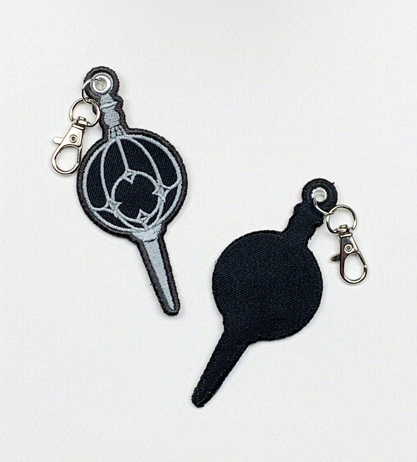 Grief Seed Embroidered Keychain
