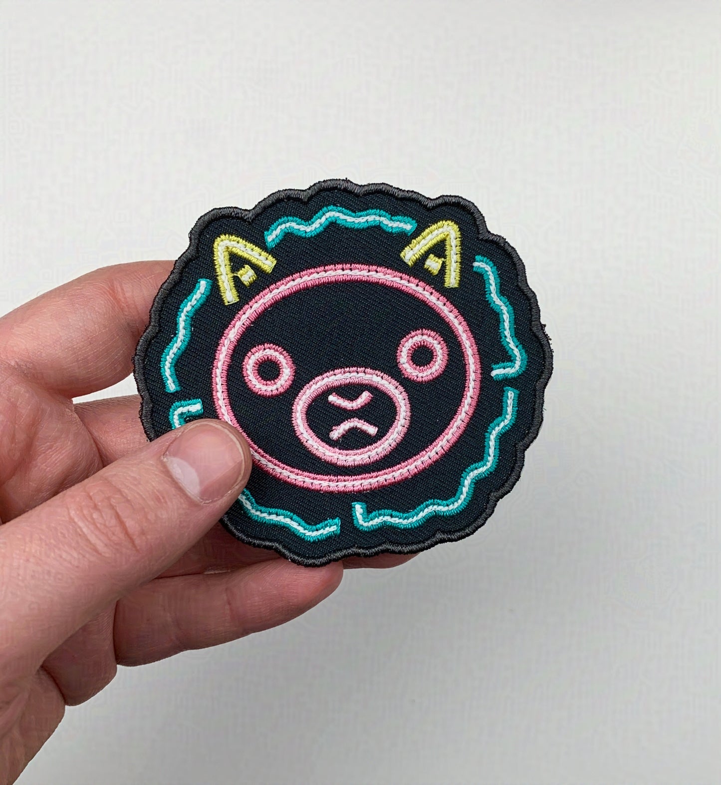 Neon Chimera Anime Iron on Patch