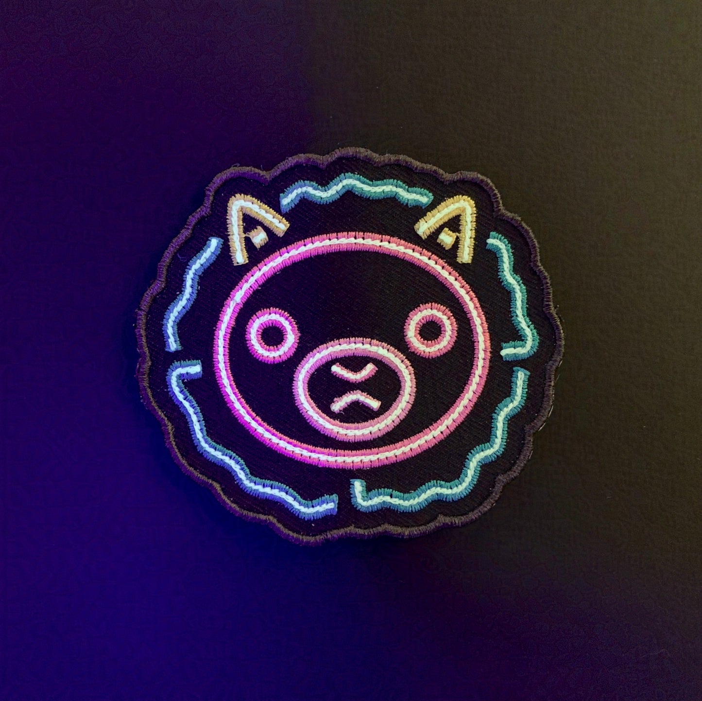 Neon Chimera Anime Iron on Patch