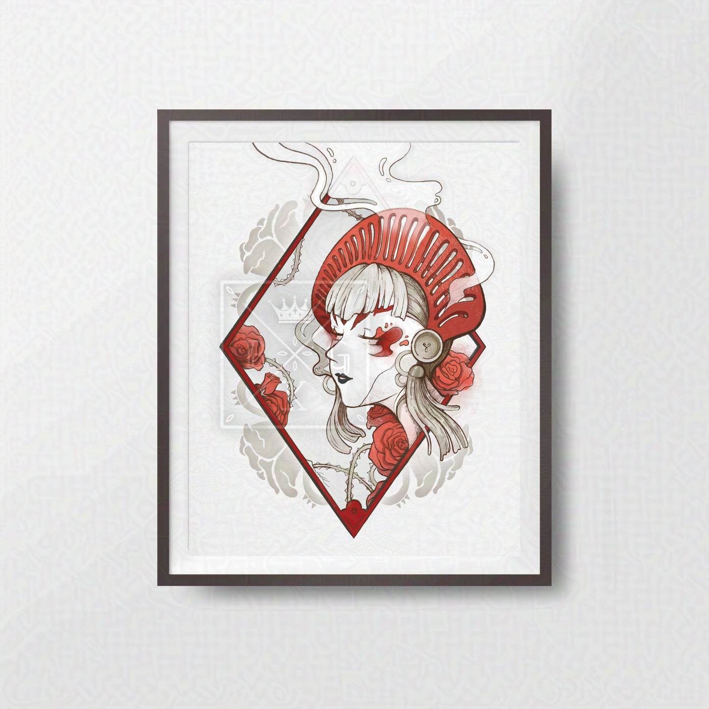 Maestro Delphine Anime Art Print