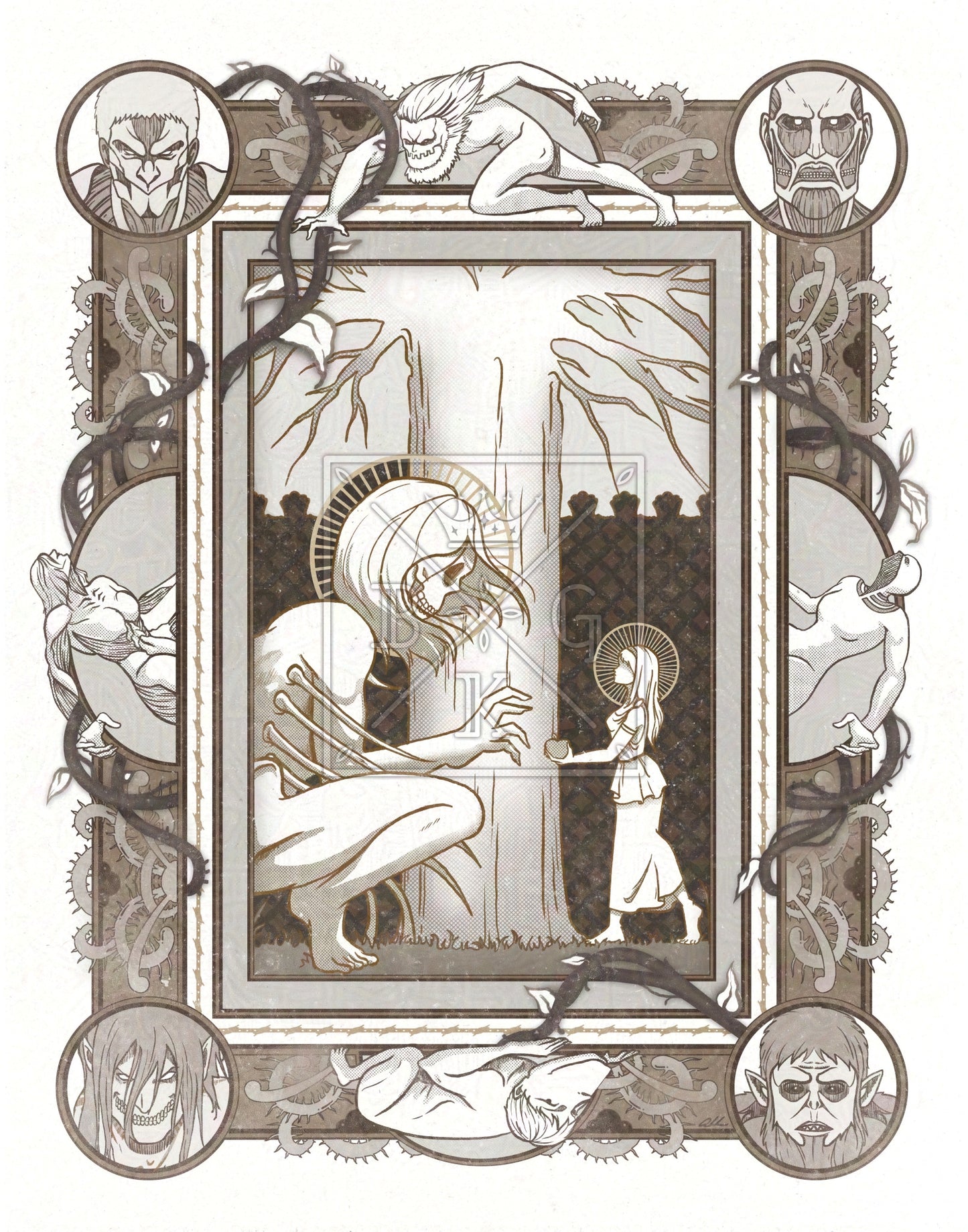 Source of Life Anime Art Print