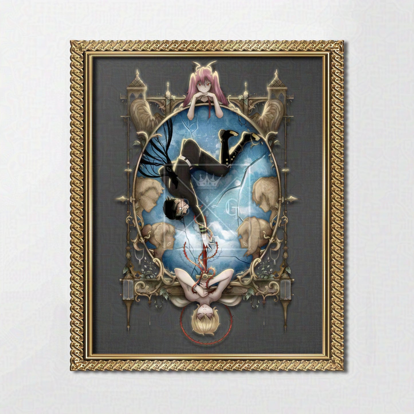 Seraph Anime Art Print
