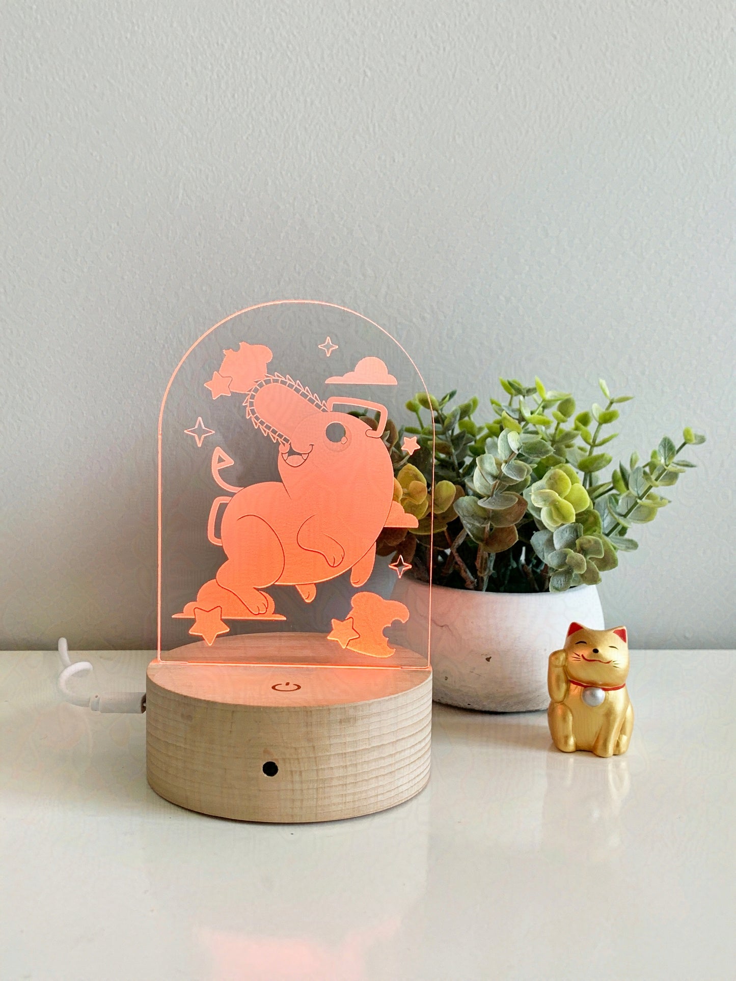 'Devil Dog' Anime Night Light