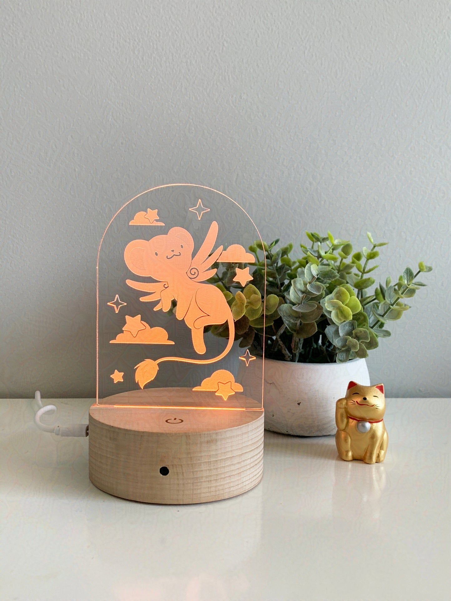 'Card Guardian' Anime Night Light