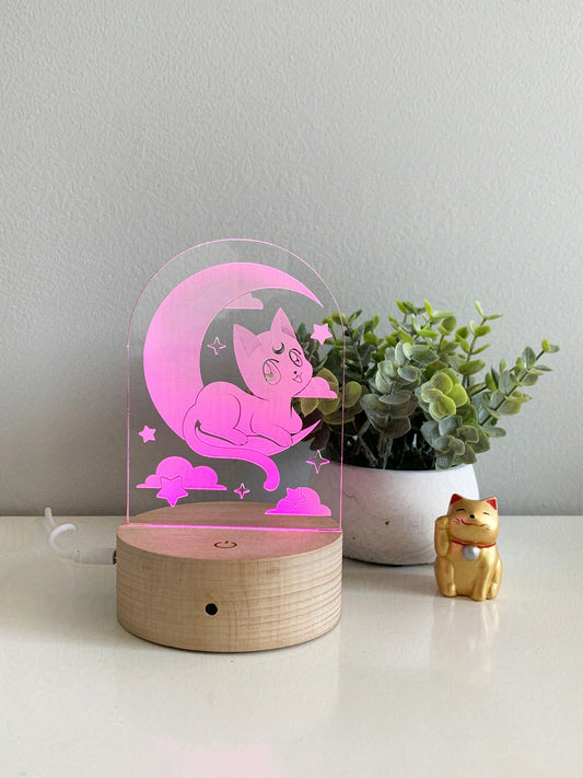 'Luna Guardian' Anime Night Light