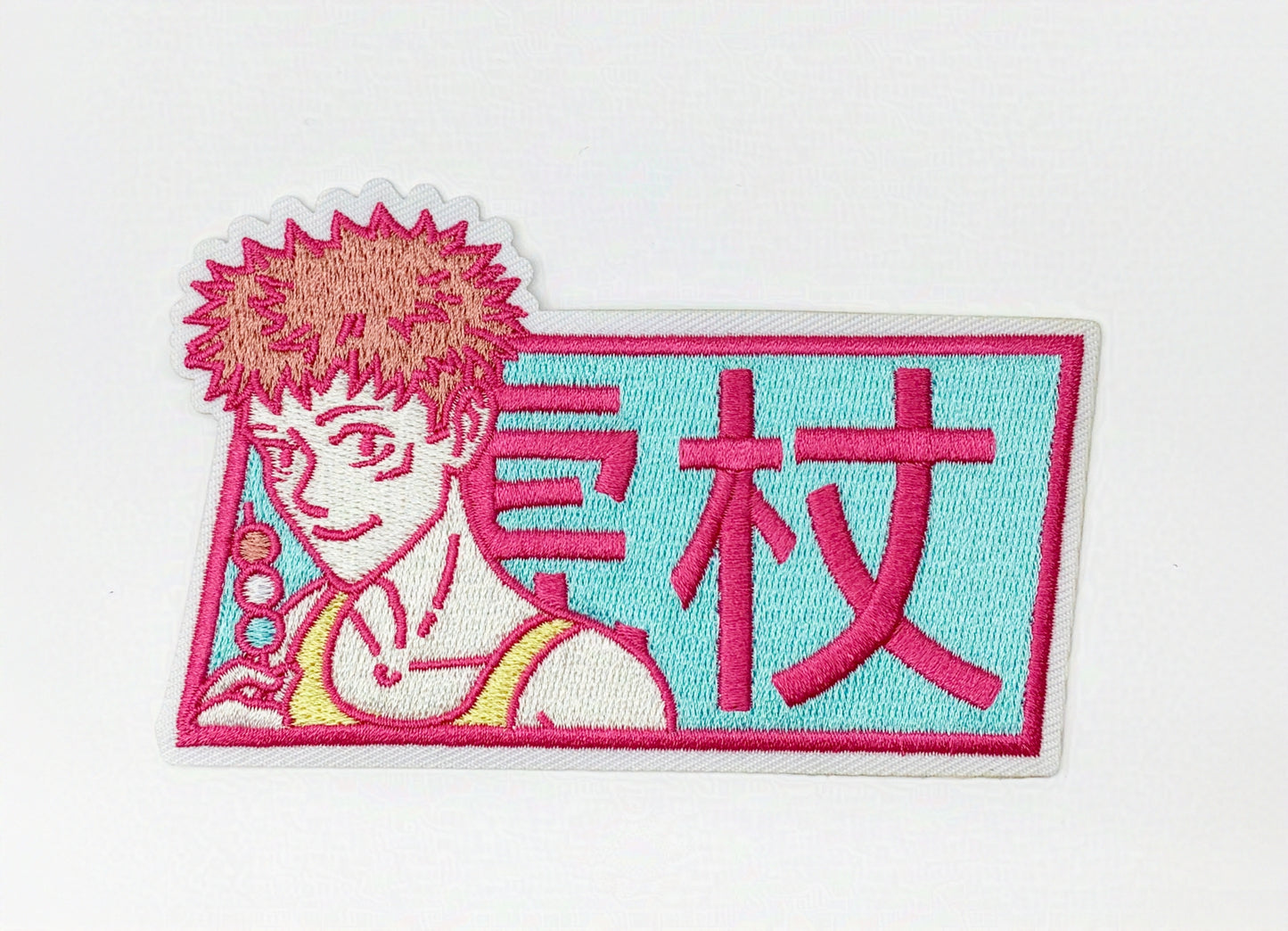 Pastel Itadori Anime Iron on Patch