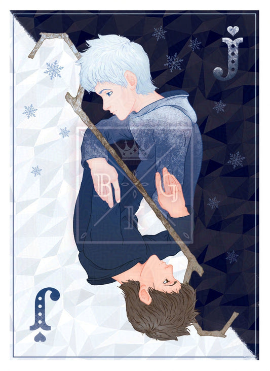 Jack Frost Cartoon Art Print