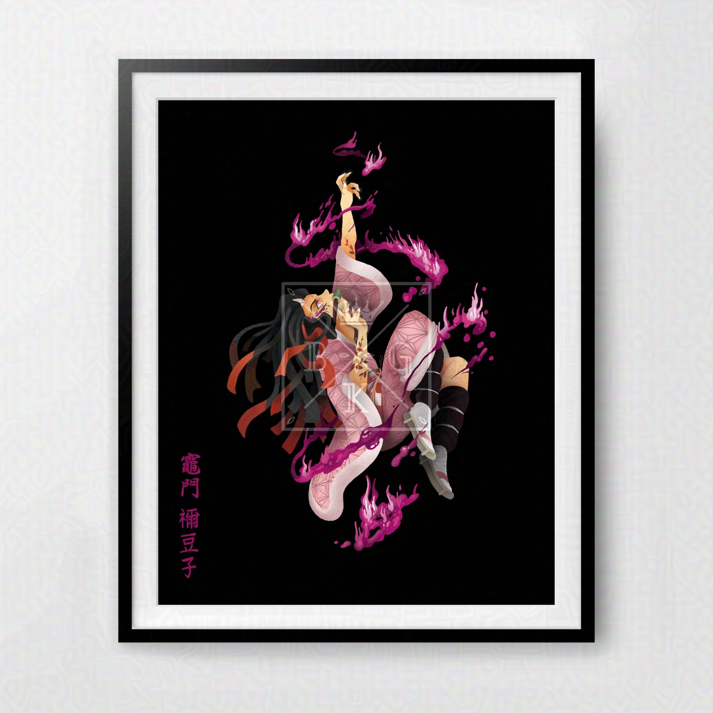 Fire Breather Anime Art Print