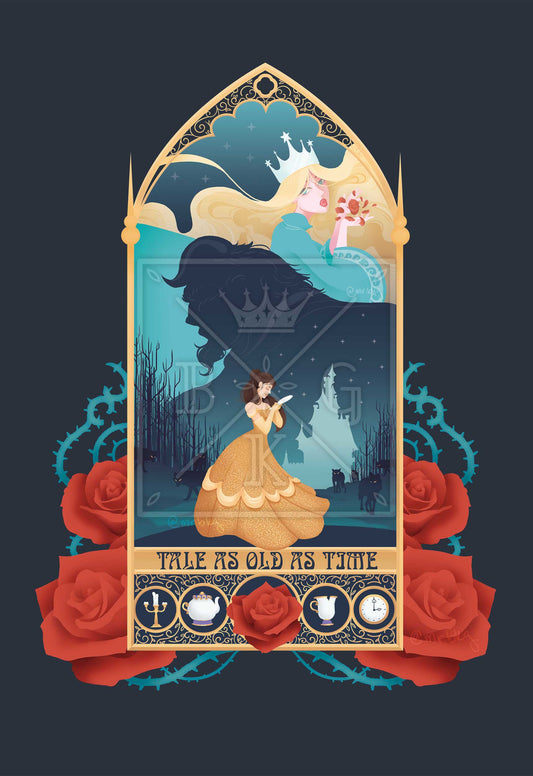 Tale As Old As Time Print